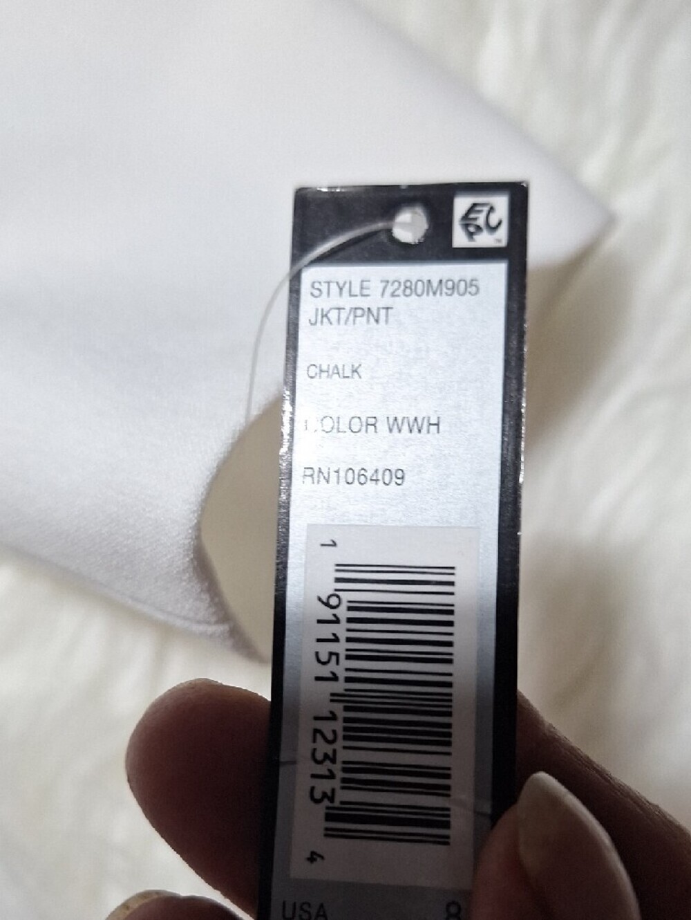 NWT Tahari White  Ruffle-Front Blazer Jacket - Picture 14 of 17